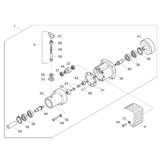 Transmission Assembly for BV35A-P