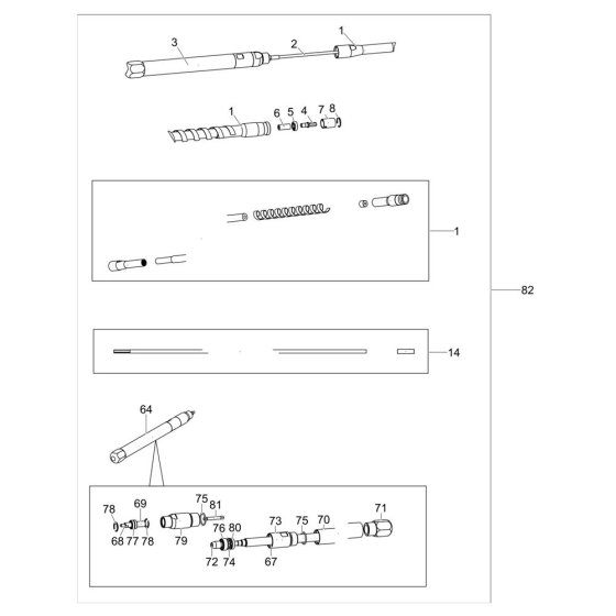 Shaft Assembly for BV35A-P
