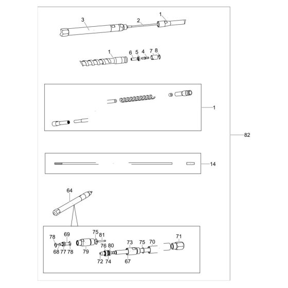 Shaft Assembly for BV50A-P