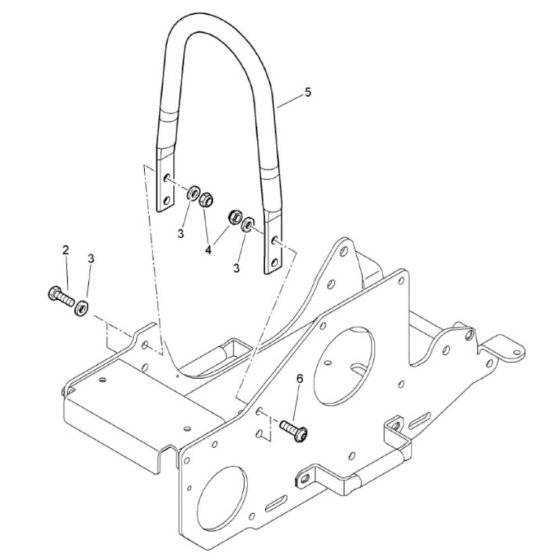 Protection Bow for Bomag BVP18/45