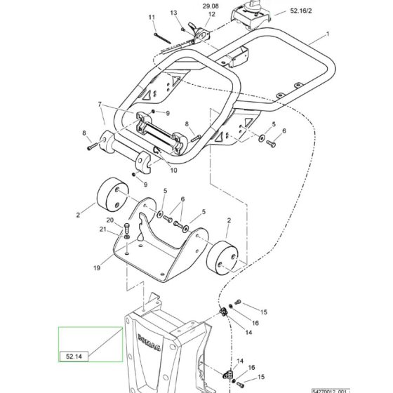 Steering Handle for Bomag BVT65