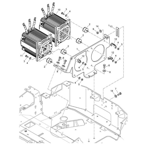 Engine Assembly for Bomag Roller