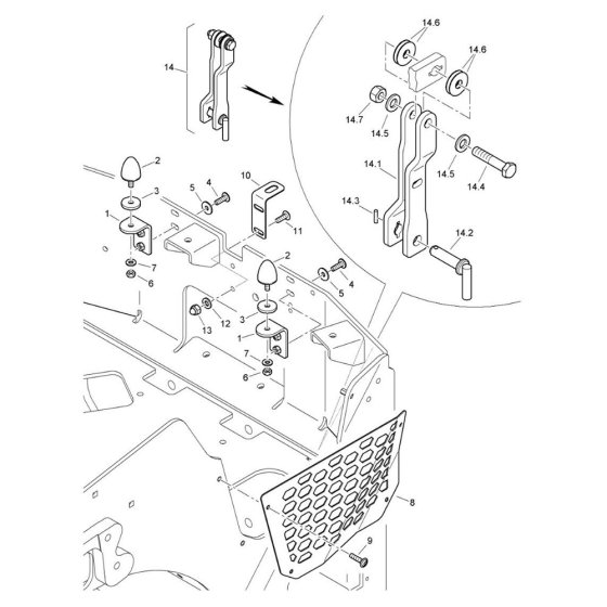 Front Frame Assembly - Bomag