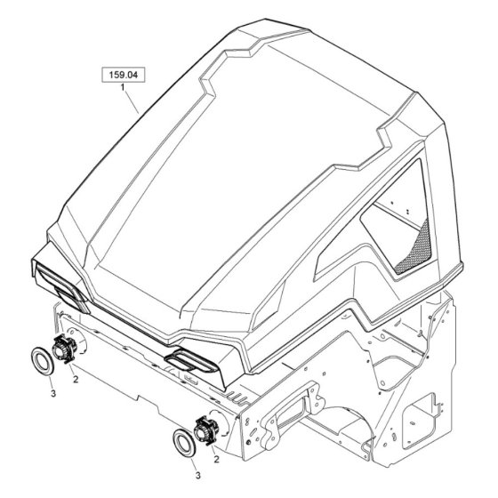 Lighting Assembly for Bomag Roller