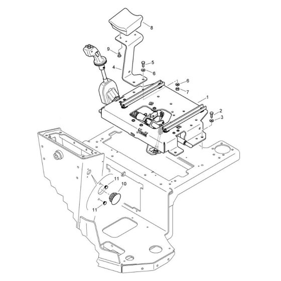 Actuation Assembly for Bomag