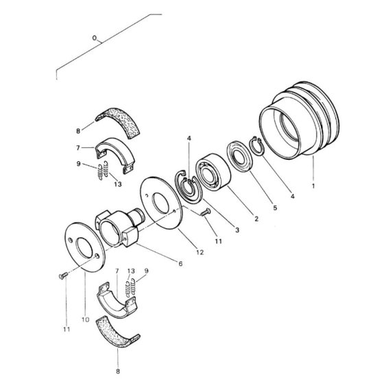 Centrifugal Clutch for Bomag BW 71 E