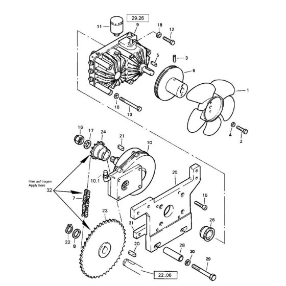 Transmission Assembly for Bomag