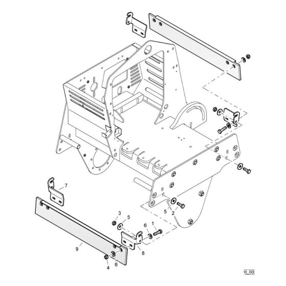 Scraper Assembly for Bomag BW 71