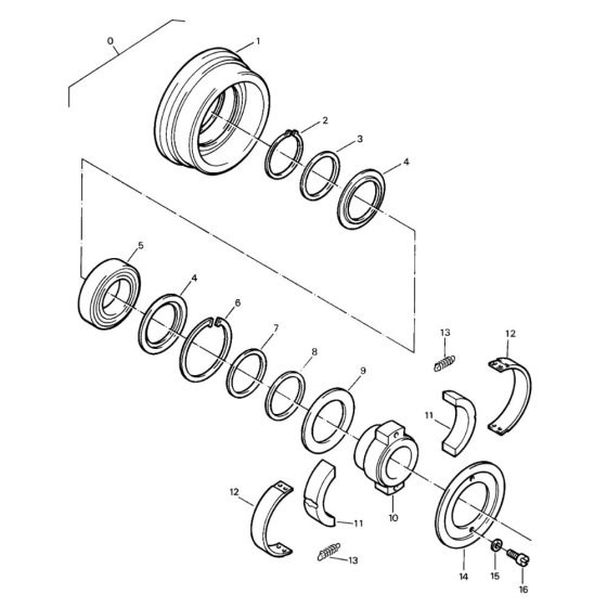 Centrifugal Clutch for Bomag BW 75 E
