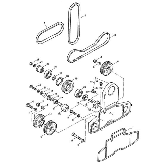 Gear Housing Assembly for Bomag
