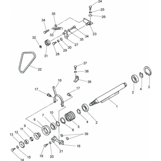 Vibrator Unit for Belle BWR 750