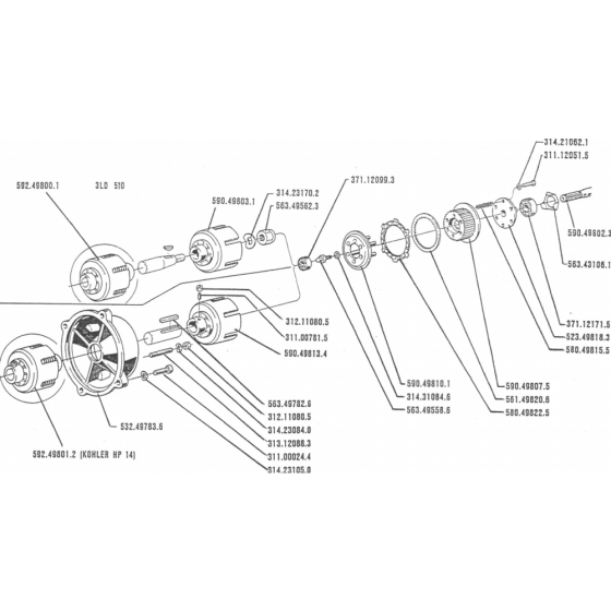 Flywheel Assembly for Camon C12
