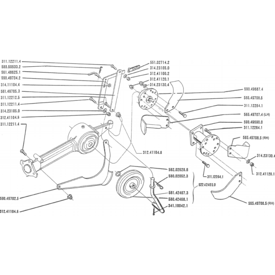 Tine Assembly for Camon C12