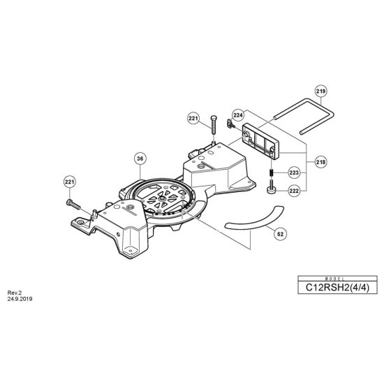 Base Assembly for Hikoki C12RSH2