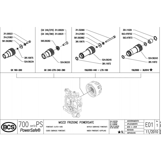 Clutch Assembly for Camon C13