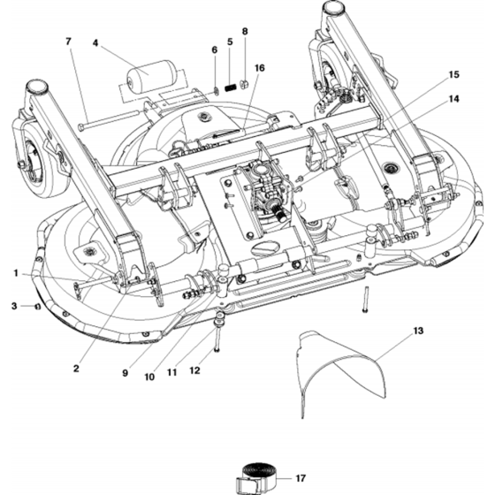 52"/132cm Cutting Deck Assembly