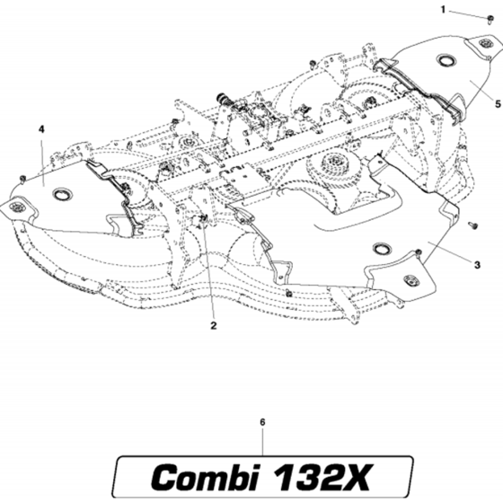 52"/132cm Cutting Deck Assembly