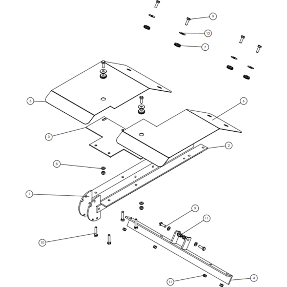 Guard Assembly for C2000 Tillers
