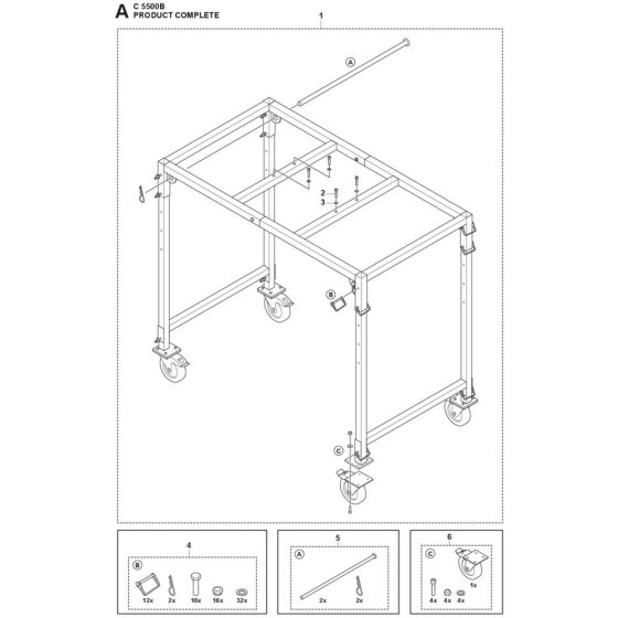 Carriage Assembly for Husqvarna
