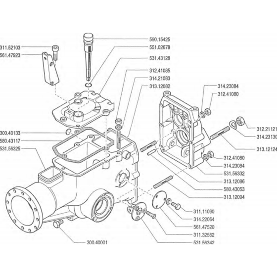 Gearbox Assembly for Camon C6