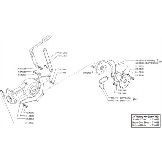 Tine Assembly for Camon C6