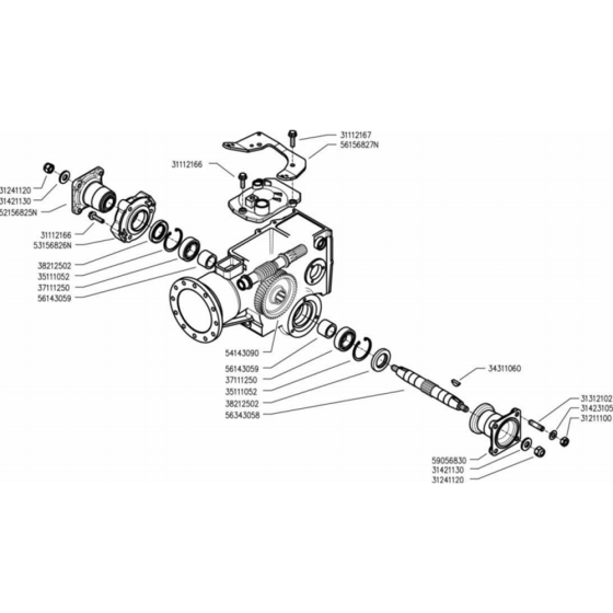 Wheel Axle Assembly for Camon C6