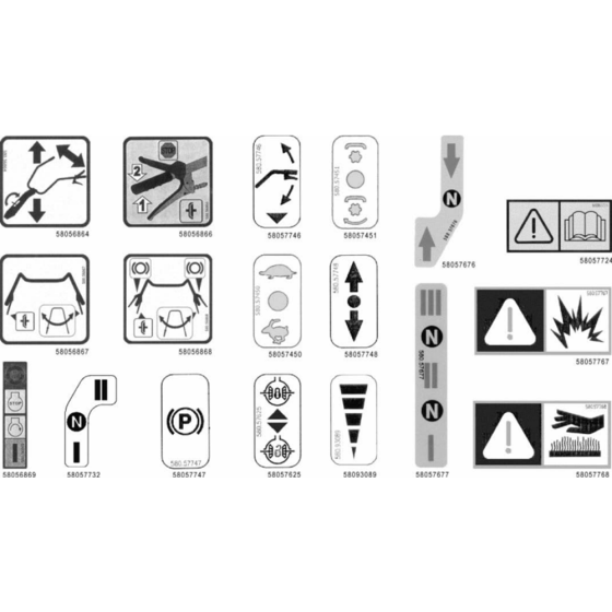 Stickers for Camon C8 Rotovators