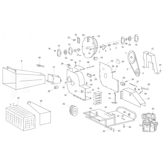 Camon C90 Chipper Assembly