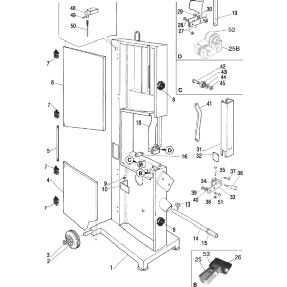 Main Frame Assembly for CB511