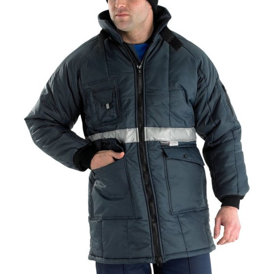 Coldstar Freezer Jacket H/D Zip Front & 3M Thinsulate Lining Navy Blue L