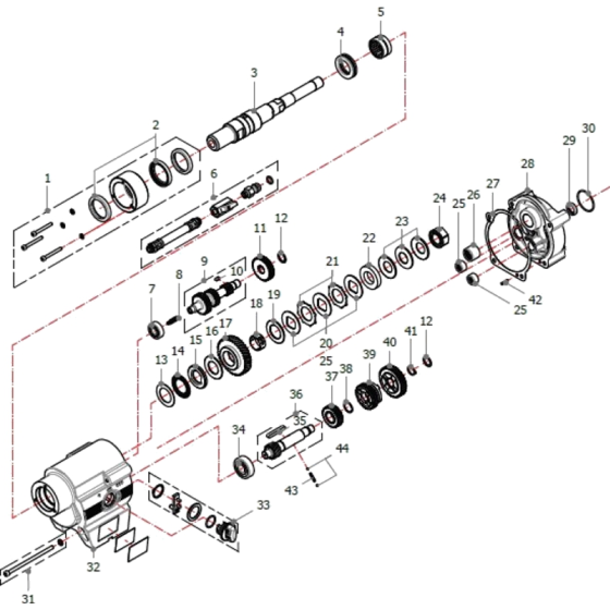 Transmission Assembly for CDM253