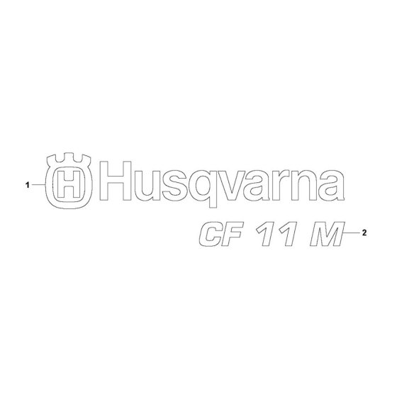 Husqvarna CF 11 M Decals