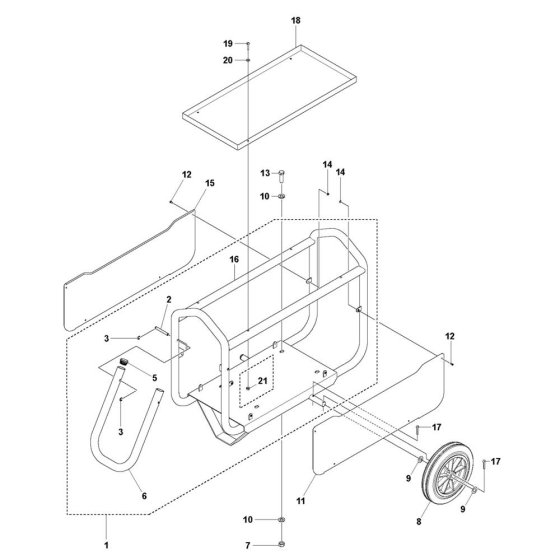 Frame Assembly for Husqvarna