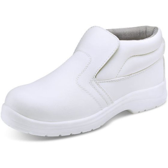 Micro-Fibre Boot S2 Slip Resistant 200 Joule Steel Toe Cap White Size 09