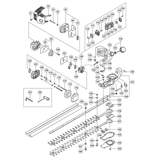 Assembly for Hikoki CH62EA3