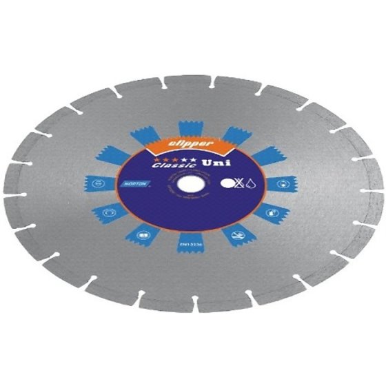 14"/ 350mm x 25.4mm Norton Clipper Classic Universal Diamond Blade - 70184626813