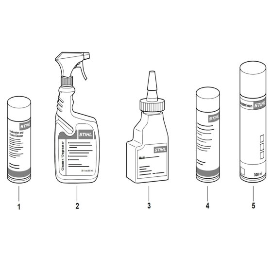 Stihl HLA 66 Cleaning Products