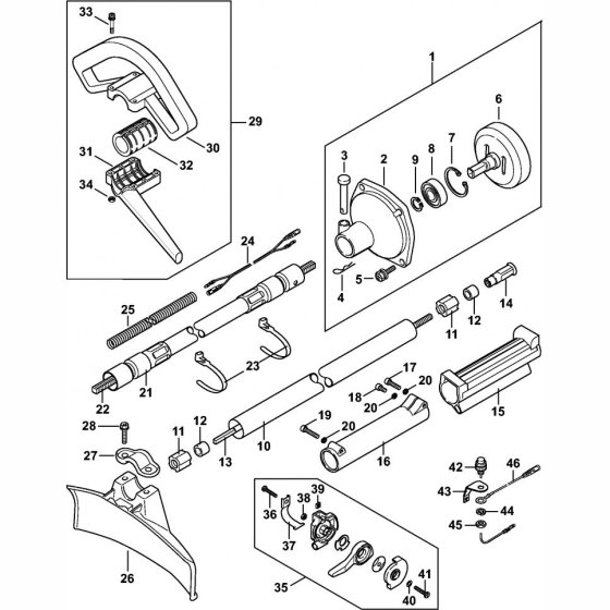 Clutch Housing & Drive Tube