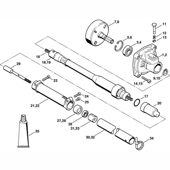 Clutch Housing & Shaft