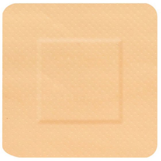 Waterproof Square Plasters Ideal for Minor Injuries 38 x 38mm Box of 100