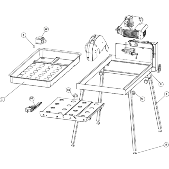 Main Frame Assembly for CM351UNO