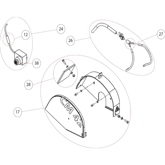 Blade Guard for Norton Clipper CM42