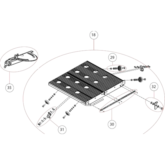 Table Assembly for CM42 Saw