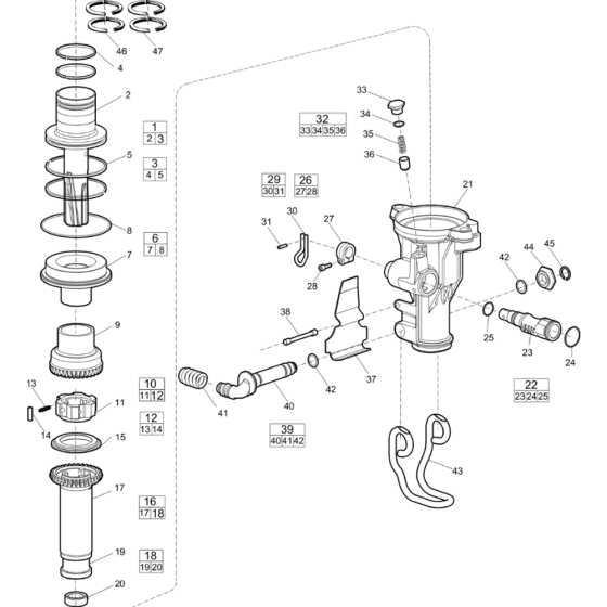 Hammer Piston & Drill Housing