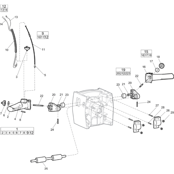 Handle Assembly for Cobra Combi