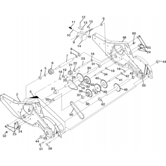 Transmission Assembly for CRT 900 L