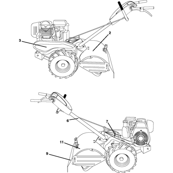 Decals for Husqvarna CRT 900 LS