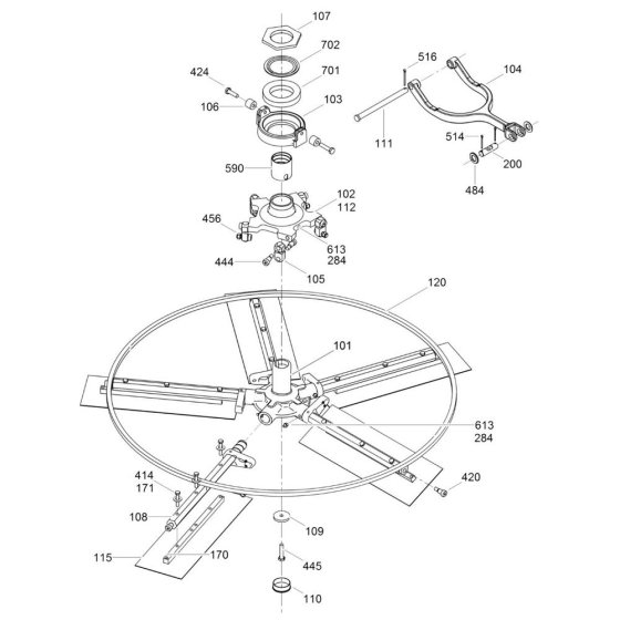 Blade Mechanism Assembly