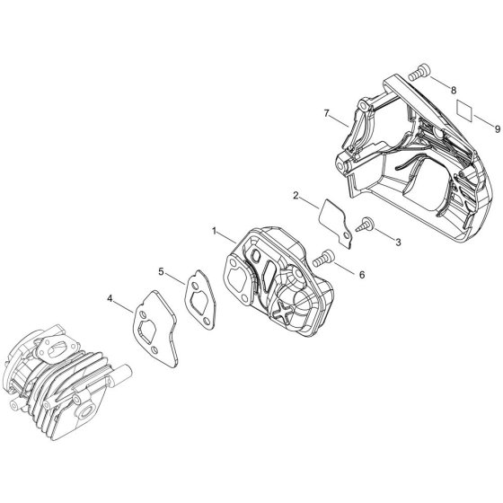 Muffler for ECHO CS-2510TES