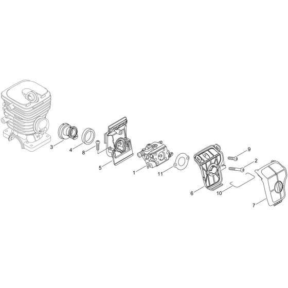 Air Cleaner & Carburettor